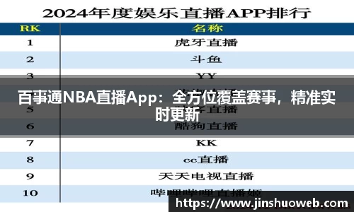 百事通NBA直播App：全方位覆盖赛事，精准实时更新