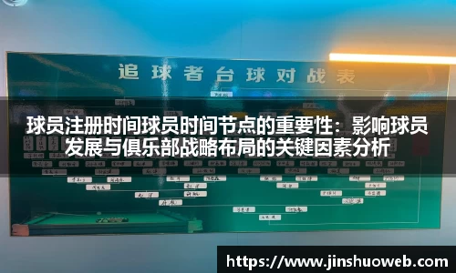 球员注册时间球员时间节点的重要性：影响球员发展与俱乐部战略布局的关键因素分析